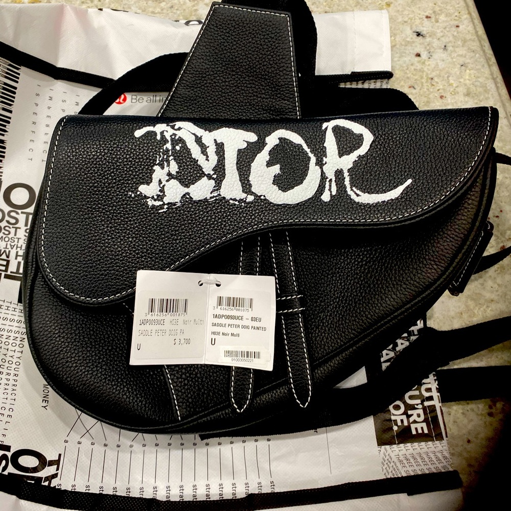 Dior And Peter Doig Saddle Bag